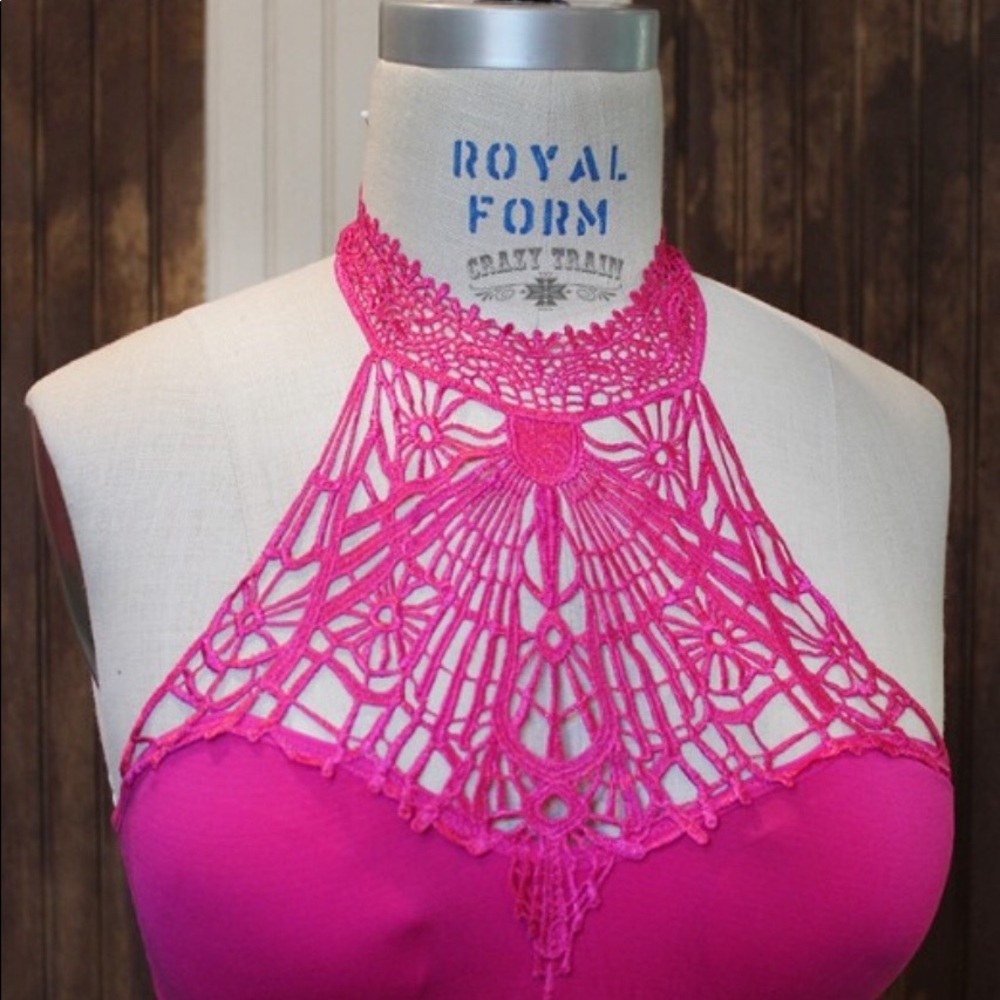 Crazy Train Teal Bralette S-M-L-XL - Picture 3 of 5